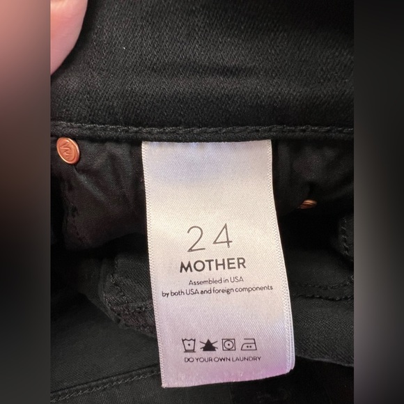 MOTHER NWT The Stunner Double Zip Ankle Step Fray Size 24 - Picture 5 of 11